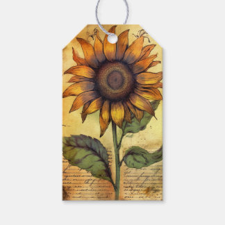 Etiqueta Para Presente Sunflower