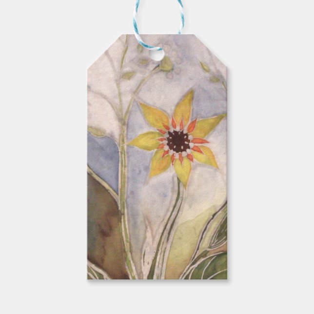 Etiqueta Para Presente Sunflower (Frente)