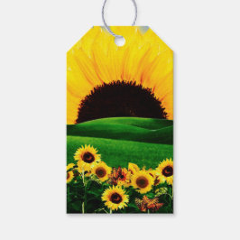 ETIQUETA PARA PRESENTE SUNFLOWER HILL