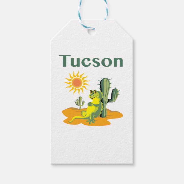Etiqueta Para Presente Sunny Vibes Tucson (Frente)