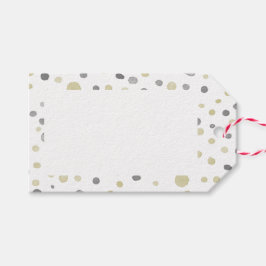 Etiqueta Para Presente Susan Confetti Watercolor Dots Gift Tag