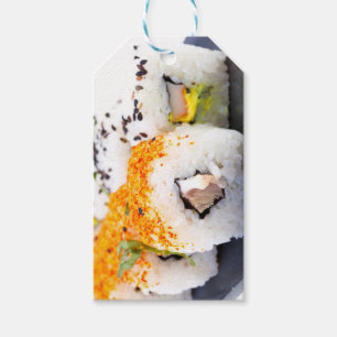 Etiqueta Para Presente Sushi num prato