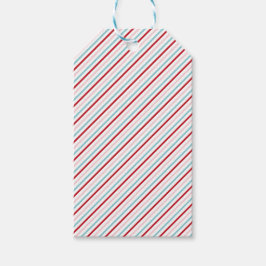 Etiqueta Para Presente Sweet Candy Stripe Red Pink Blue Holiday/Bday
