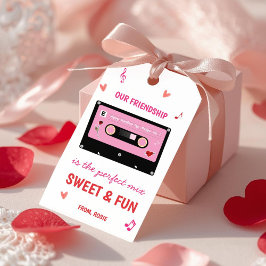 Etiqueta Para Presente Sweet & Fun Friendship Valentine Gift Tag Cassette