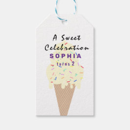 Etiqueta Para Presente Sweet Ice Cream Birthday