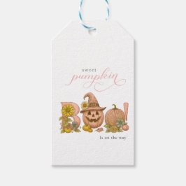 Etiqueta Para Presente Sweet Little patch pumpkin florals is on the way