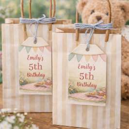 Etiqueta Para Presente Sweet Picnic Outdoor Boho Birthday Party