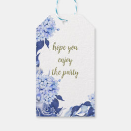 Etiqueta Para Presente Sweet Shower Spring purple Floral Wedding