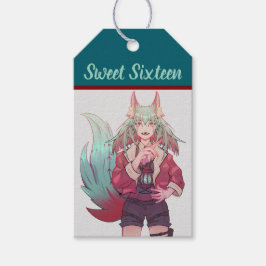 Etiqueta Para Presente Sweet sixteen VTuber, anime