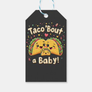 Etiqueta Para Presente Taco 'Bout a Baby Pregnancy Tao Cinco de Mayo'