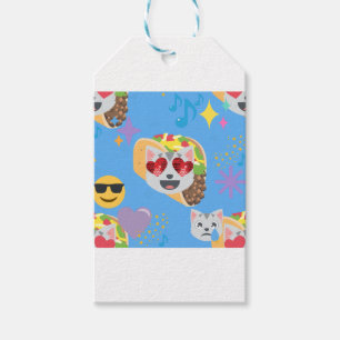 Etiqueta Para Presente taco cat emoji