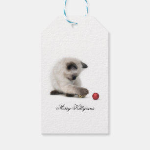 Etiqueta Para Presente Tag alegre do presente de Kittymas