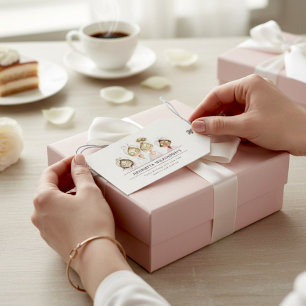 Etiqueta Para Presente Tag de Presente de Aniversário de Dia de Spa Fofo