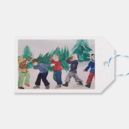 Etiqueta Para Presente Tag de presente de Natal doce