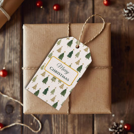 Etiqueta Para Presente Tag de presente de Natal personalizado minimalista