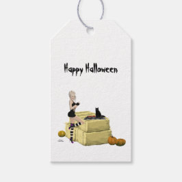 Etiqueta Para Presente Tag de presente para bruxas loiras