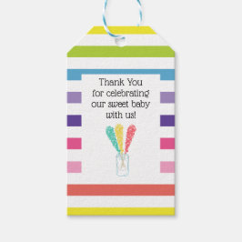 Etiqueta Para Presente Tag De Presente Para O Candy Stripe Obrigado