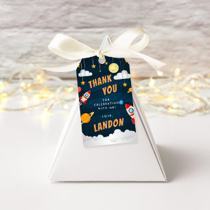 Etiqueta Para Presente Tag do favor do aniversário do espaço
