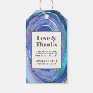 Etiqueta Para Presente Tag do favor do casamento de pedra preciosa da