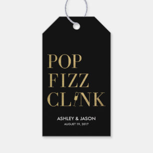 Etiqueta Para Presente Tag do favor do Clink do Fizz do pop