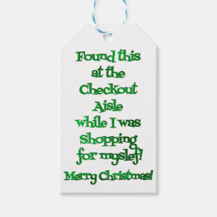 Etiqueta Para Presente Tag do Natal, Tag engraçados do Natal,