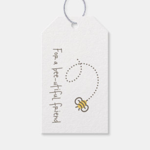 Etiqueta Para Presente Tag do presente da abelha do mel