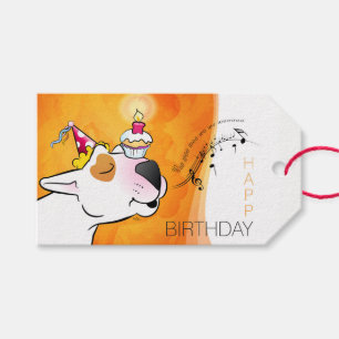 Etiqueta Para Presente Tag do presente do feliz aniversario" dos desenhos
