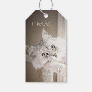 Etiqueta Para Presente Tag do presente do Meow