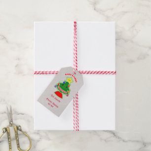 Etiqueta Para Presente Tag do presente do Natal do bebê feito sob