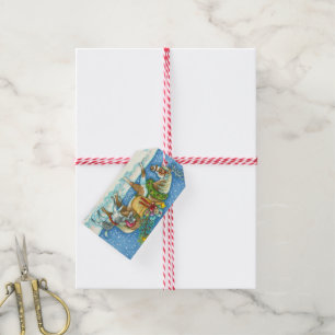 ETIQUETA PARA PRESENTE TAG DO PRESENTE DO PÔNEI DO NATAL DA ILHA DE