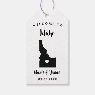 Etiqueta Para Presente Tag do saco da boa vinda do casamento de Idaho
