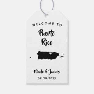 Etiqueta Para Presente Tag do saco da boa vinda do casamento de Puerto