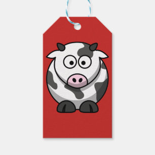 Etiqueta Para Presente Tag feitos sob encomenda do presente da vaca dos