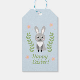 Etiqueta Para Presente Tag florais personalizados do presente da páscoa