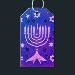 Etiqueta Para Presente Tag Personalizada do Presente Feliz Chanukah<br><div class="desc">Tag Personalizada do Presente Feliz Chanukah</div>