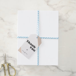Etiqueta Para Presente Tags de presente de agradecimento minimalistas mod