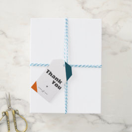 Etiqueta Para Presente Tags de Presente de Agradecimento Modernas Minimal