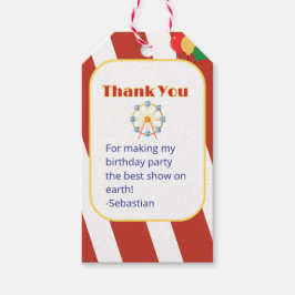 Etiqueta Para Presente Tags do Carnaval Clássico "Obrigado"