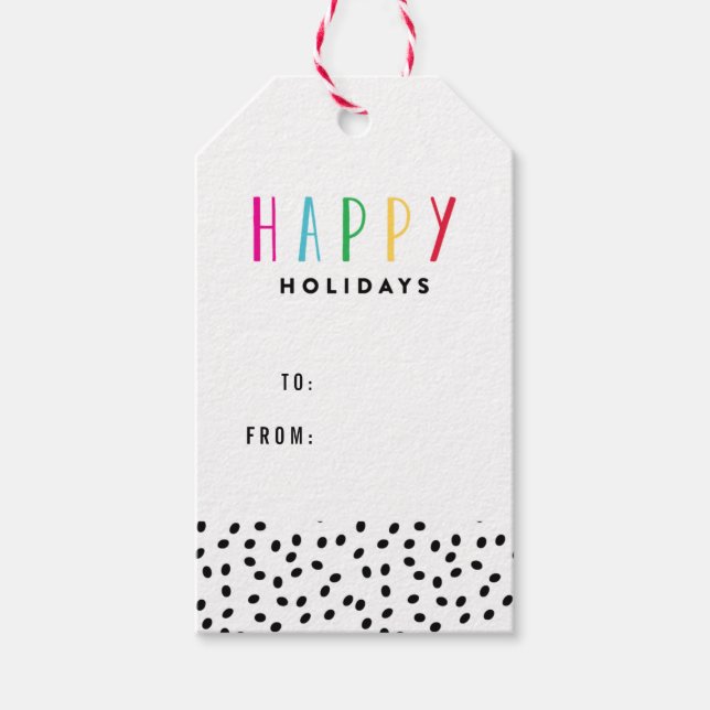 Etiqueta Para Presente Tão Feliz (Frente)