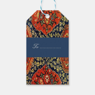 Etiqueta Para Presente Tapete oriental no blue&orange