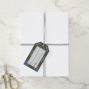 Etiqueta Para Presente Tartan Delights Clan Anderson Xadrez