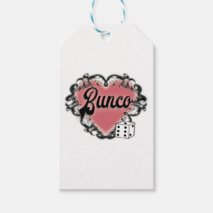 Etiqueta Para Presente tatuagem no coração do bunco
