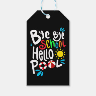 Etiqueta Para Presente Tchau Tchau Escola Olá Piscina I
