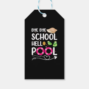 Etiqueta Para Presente Tchau Tchau Escola Olá Piscina Último Dia De Aula
