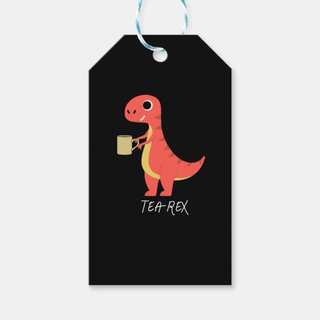 Etiqueta Para Presente Tea-Rex (Frente)
