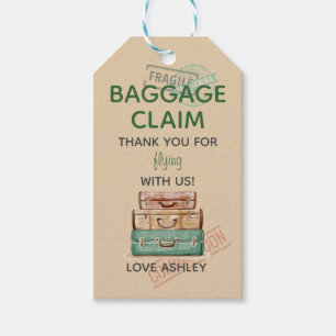 Etiqueta Para Presente Tema de Viagem editável Babyshower Obrigado Etiqu