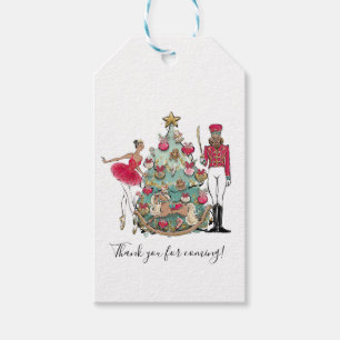 Etiqueta Para Presente Tema do Nutcracker