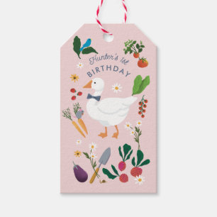 Etiqueta Para Presente Tema Rosa do Jardim de Ganhos de Um Bobo