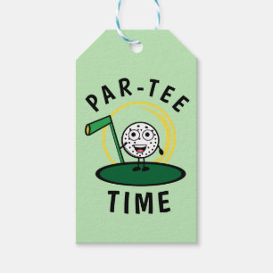 Etiqueta Para Presente Tempo Par-Tee Golfista