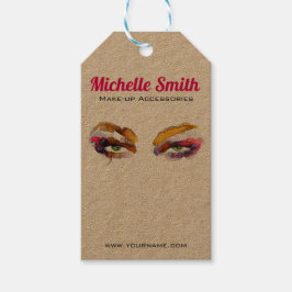 Etiqueta Para Presente Tendy Vibrant Watercolor Eye Makeup Artist